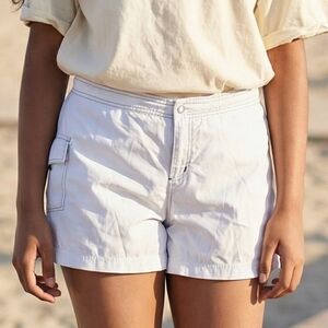 Catalina Women's White Cargo Shorts